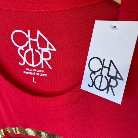 Chaser | NWT Metallic Def Leppard Band Tee - Picture 8 of 10